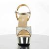 Pleaser - DELIGHT609G Sandaal met enkelband - Goudkleurig Product image